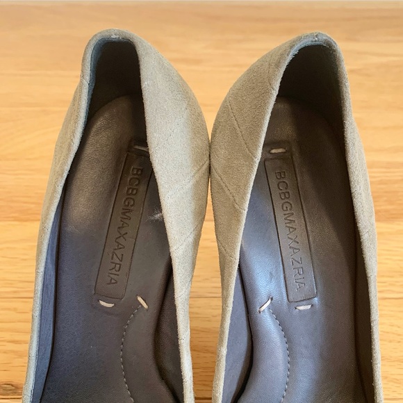 BCBG grey suede heels pumps - Picture 9 of 12
